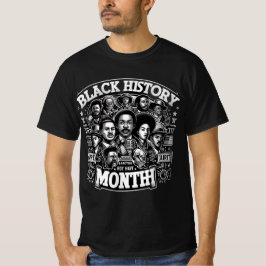 Vier Black History Month Bold Heritage Pride T-shirt