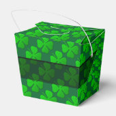 Vier Blad Klaver Patroon Take-Out Favor Box Bedankdoosjes (Achterkant)