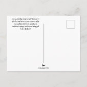 vier bladklaver briefkaart (Achterkant)
