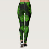 Vier Bladklaver Kaleidoscoop Leggings (Achterkant)