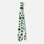 vier bladklaver met geluk stropdas (Voorkant)