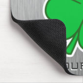 Vier bladklaver; metaal muismat (Hoek)