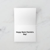 Vier bladklaverbriefkaarten kaart (Binnen)