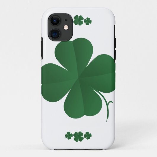 Vier bladluiken Case-Mate iPhone case (Achterkant)