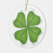 Vier bladversleutelingskeramische versiering keramisch ornament (Links)