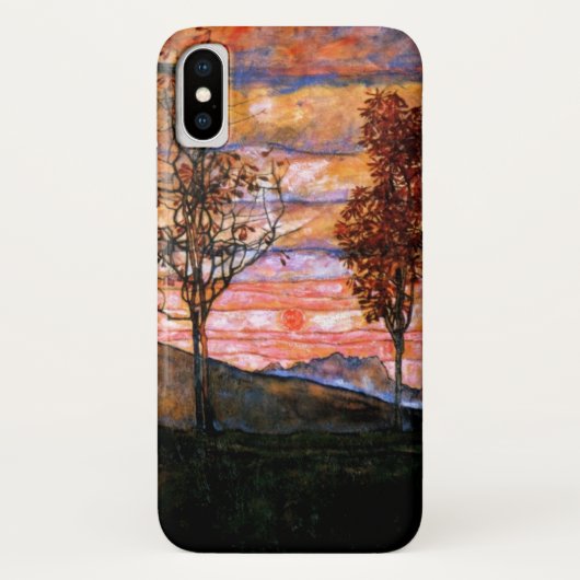 Vier bomen door Egon Schiele Case-Mate iPhone Case (Achterkant)