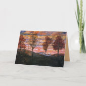 Vier bomen kaart (Voorkant)