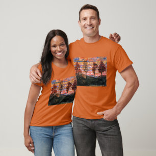 Vier bomen, kunst van Egon Schiele, T-shirt