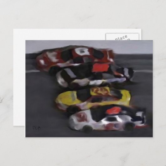 Vier brede Briefkaart (Voorkant / Achterkant)