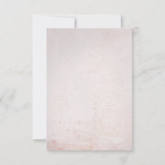 Vier bruiloft kaart (Achterkant)