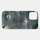 Vier bruine houten wandbekleding Case-Mate iPhone case (Achterkant (horizontaal))