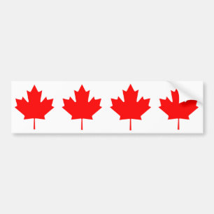 VIER Canada Maple Leaf Bumpersticker