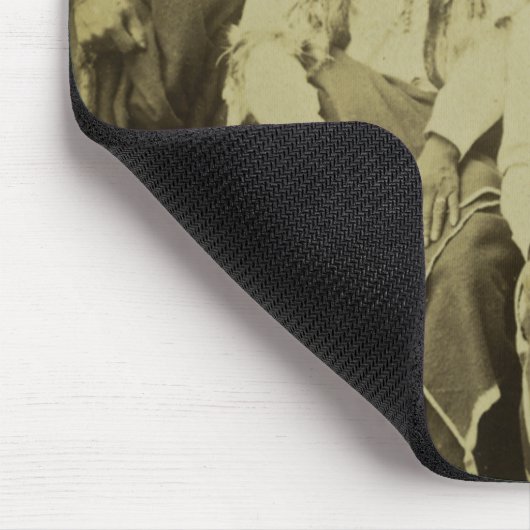 Vier Cheyenne Scouts Stereoview Muismat (Hoek)