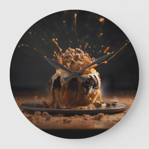 Vier chocolade grote klok