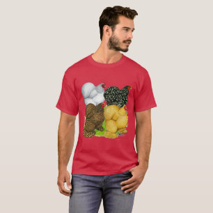 Vier Cochin Hennen T-shirt