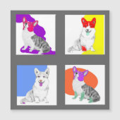 Vier Corgi's (Voorkant)