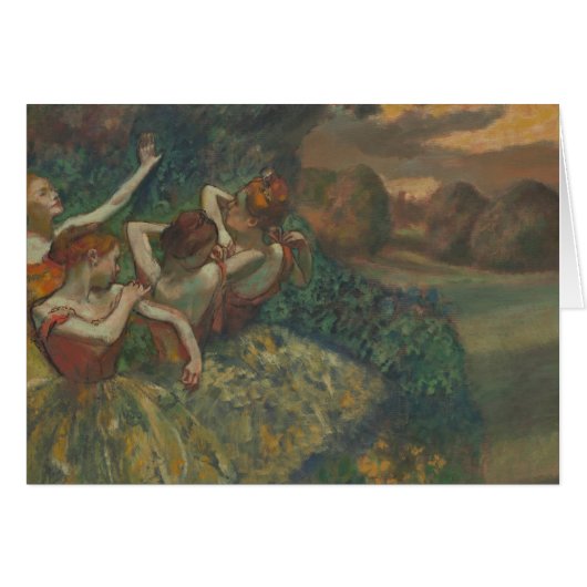 Vier Danseressen van Edgar Degas, Ballet Fine Art (Voorkant Horizontaal)
