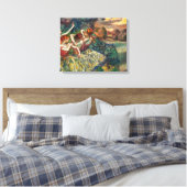 Vier dansers | Edgar Degas | Canvas Afdruk (Insitu (Slaapkamer))