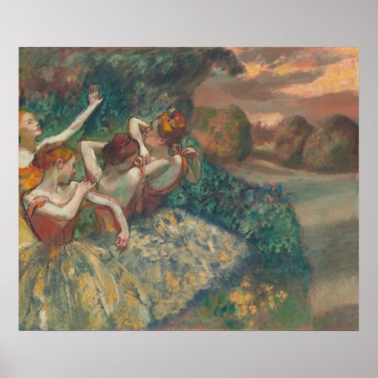 Vier dansers - Edgar Degas Fine Art Poster (Voorkant)