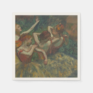 Vier dansers, Impressionistisch schilderij, Edgar Servet