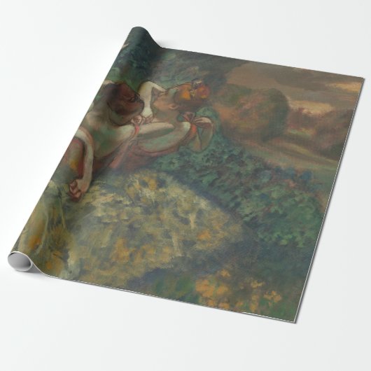 Vier dansers van Edgar Degas, Ballet Fine Art Cadeaupapier (Uitgerold)