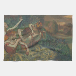 Vier dansers van Edgar Degas, Ballet Fine Art Theedoek