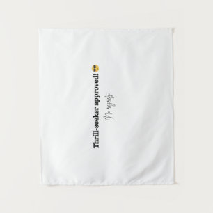 Vier Dare Day met een onverschrokken stijl Wandkleed
