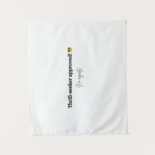 Vier Dare Day met een onverschrokken stijl Wandkleed (Voorkant)