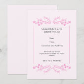 Vier de aanstaande bruid kaart (Voorkant / Achterkant)