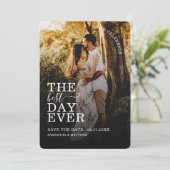 Vier de beste dag ooit om de datumfoto op te slaan (Staand voorkant)