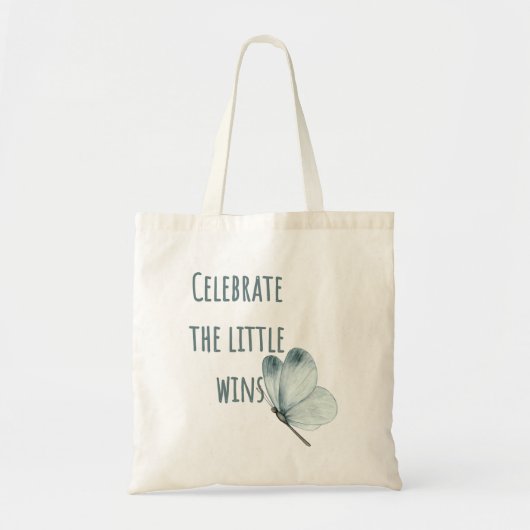 Vier de kleine overwinningen tote bag (Voorkant)