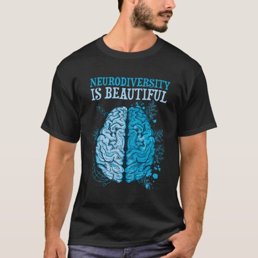 Vier de neurodiversiteit is prachtig t-shirt (Voorkant)