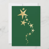 Vier de nieuwjaarsuitnodiging kaart (Achterkant)