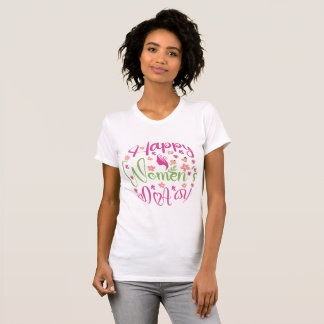 Vier de prestaties van vrouwen t-shirt