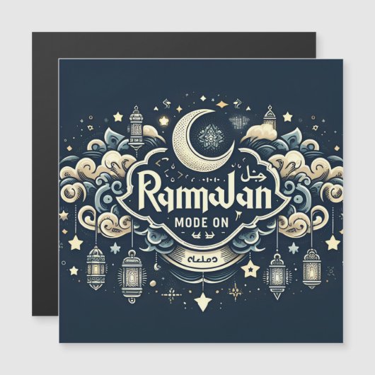 Vier de ramadan met Ramadan ModeOn (Voorkant / Achterkant)