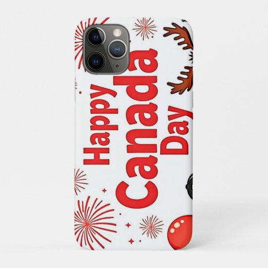 Vier de vreugde van Canada Case-Mate iPhone Case (Achterkant)