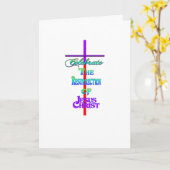 Vier de Wederopstanding Pasen Kaart (Gele Bloem)