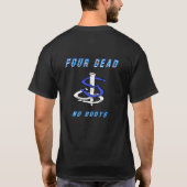 Vier dode, donkere T-Hoefijzer T-shirt (Achterkant)