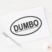 VIER "DUMBO" OVALE STICKER (Envelop)