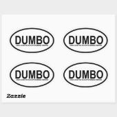 VIER "DUMBO" OVALE STICKER (Vel)