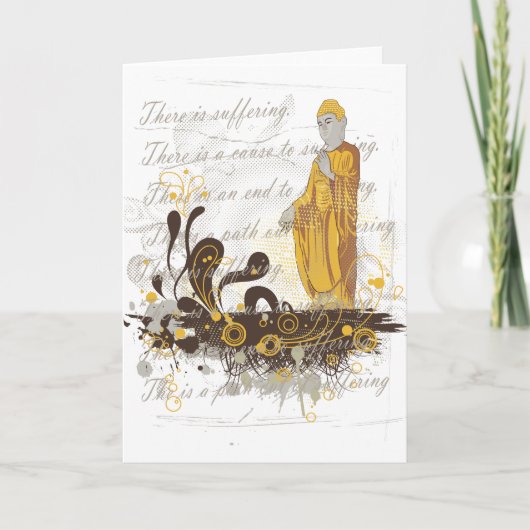 Vier Edele Truths Kaart (Voorkant)