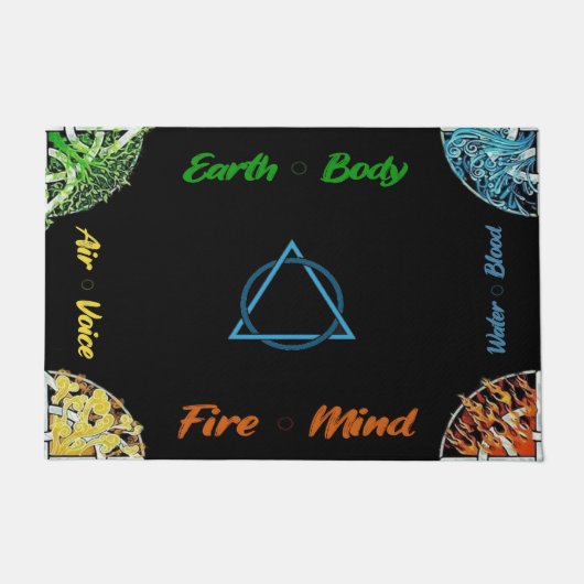 Vier elementen Eternale deurmat (Voorkant)