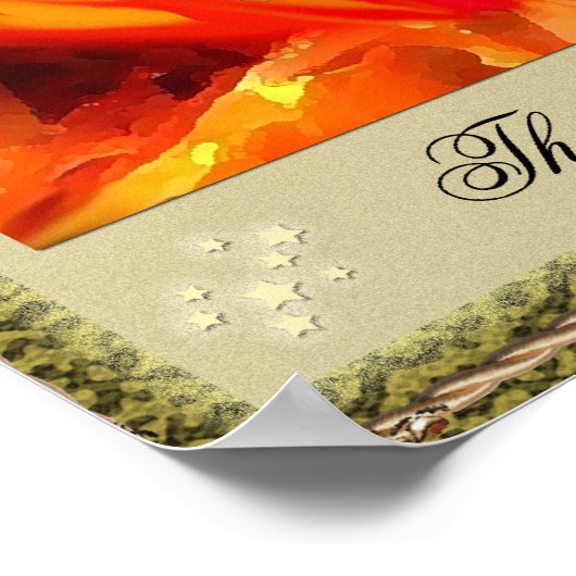 Vier elementen poster (Hoek)