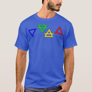 Vier elementen t-shirt
