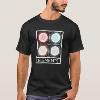 Vier elementen t-shirt