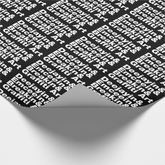 Vier elementen van de Hip Hop Cadeaupapier (Hoek)