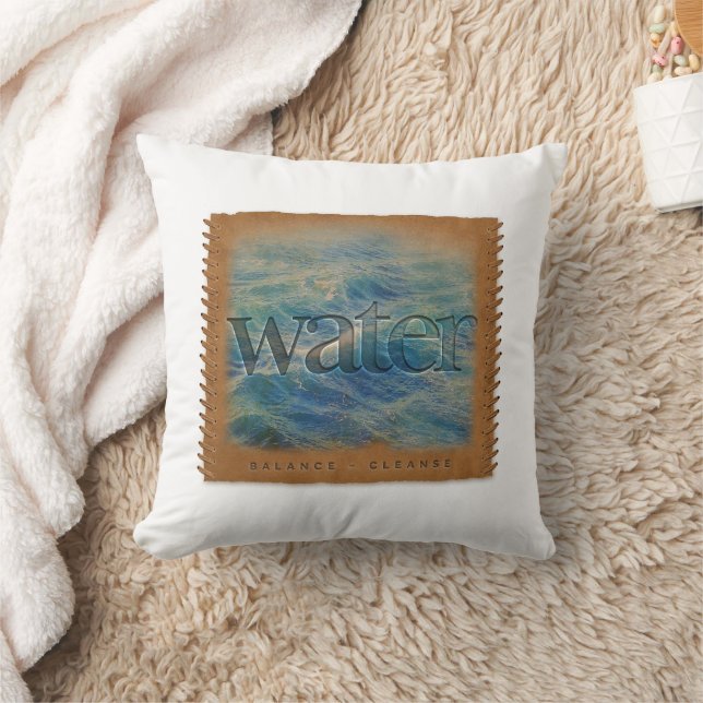 Vier Elementen - Water - Kussen (Deken)