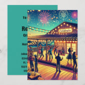 Vier elk moment aangepaste feest kaart (Voorkant / Achterkant)