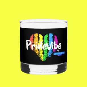 Vier feest met Regenbooghart: PrideVibe Whisky Glas