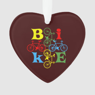 Vier fietsen ornament
